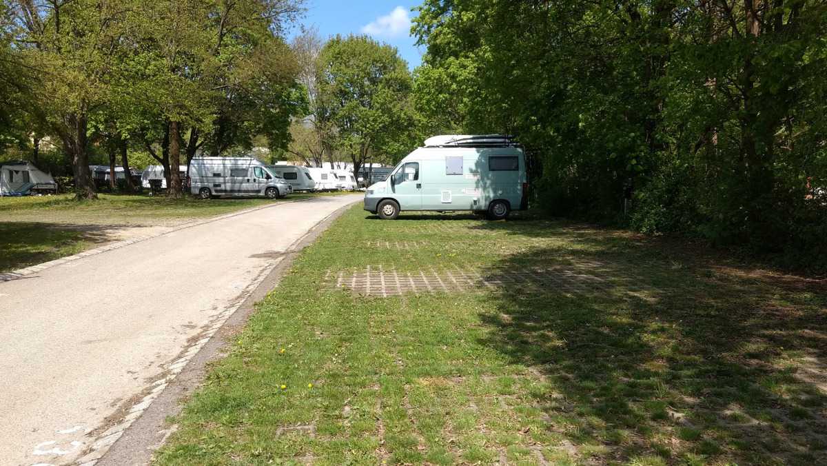 Campingplatz In Wien: Wien-West 4 Unser Wohnmobil Am Campingplatz