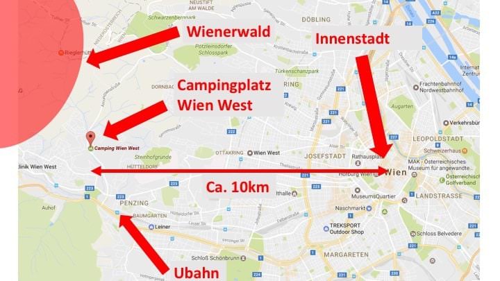 Wien West Karte
