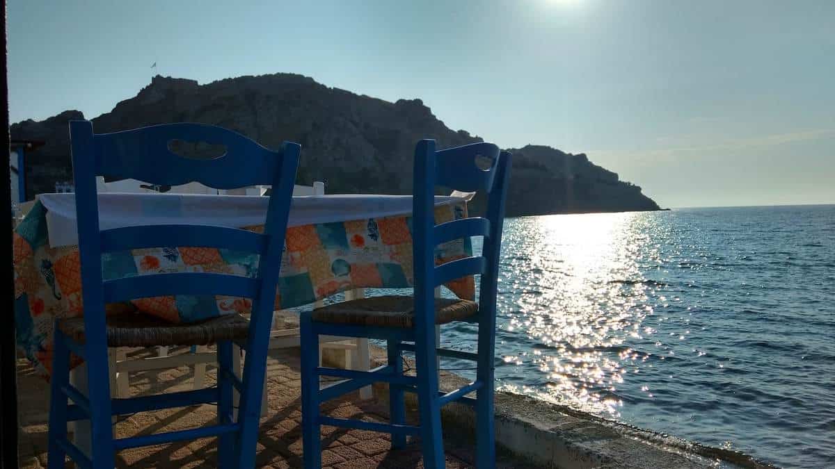 Ein Restaurant Am Meer