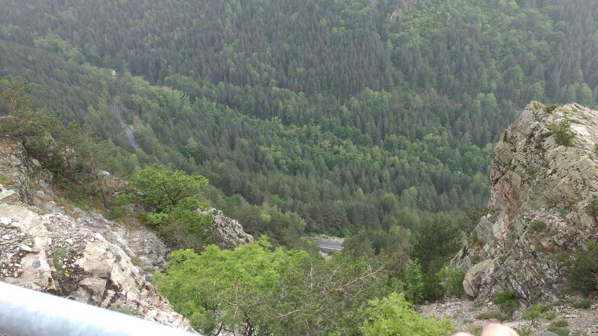 Mountainbiken In Bulgarien: Beinahe In Griechenland 3 Waldpanorama Von Oben