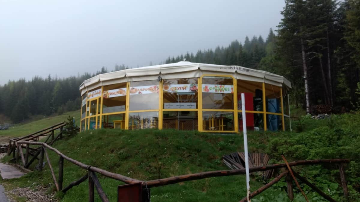 Mountainbiken In Bulgarien: Beinahe In Griechenland 4 Bulgarisches Snack-Pavillion