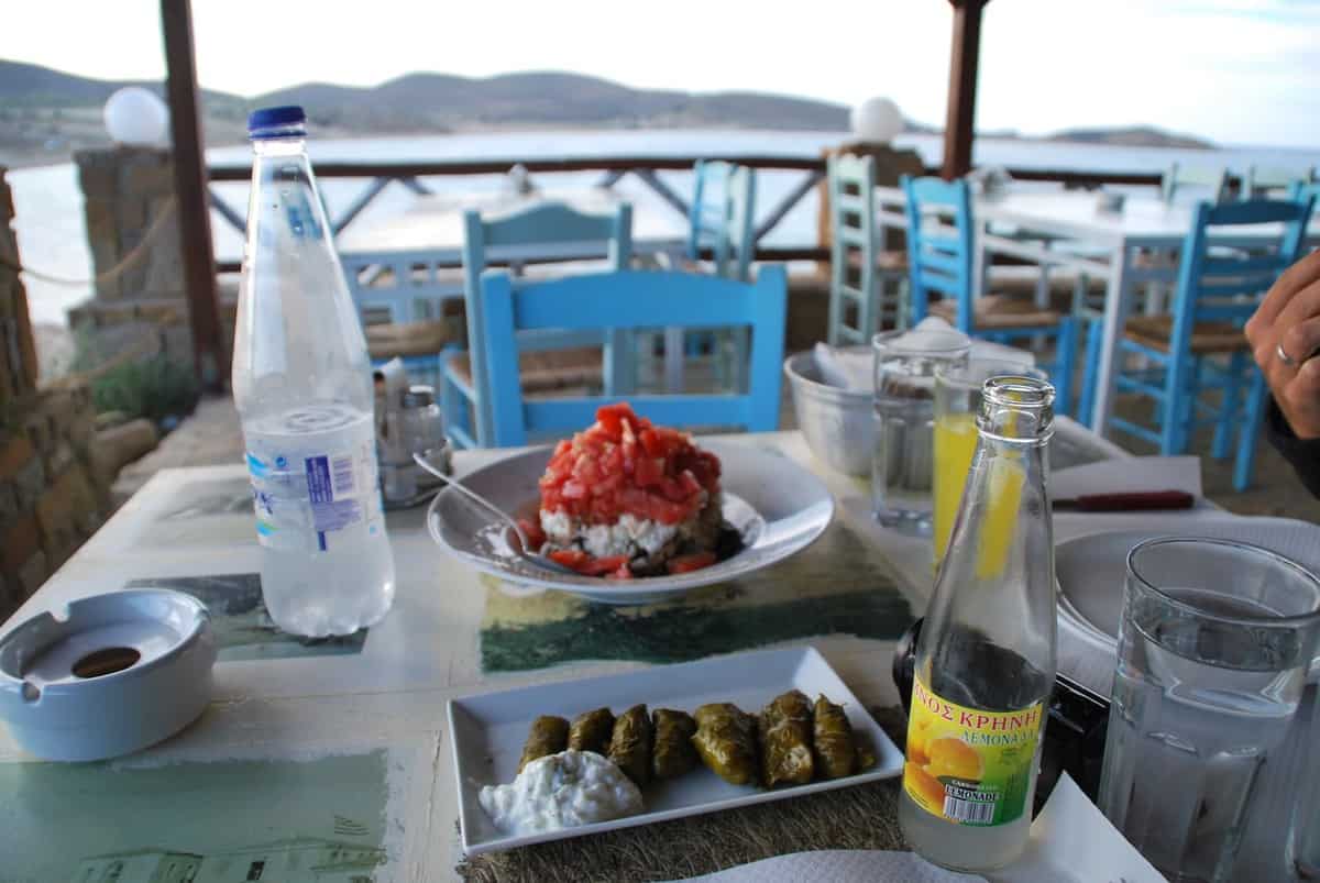 Dolmadakia Im Griechischen Restaurant