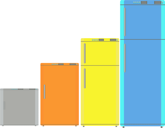 Kühlschrankgrößen
