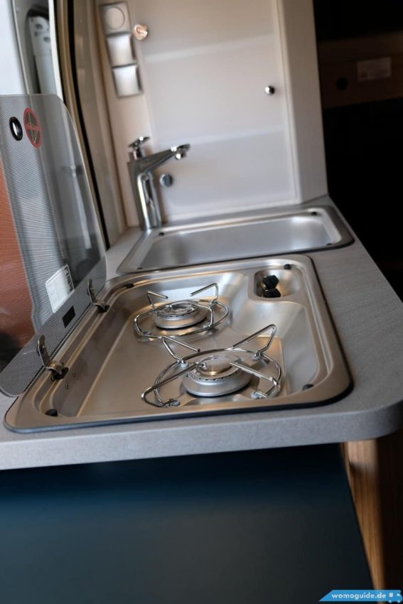 Die Wohnmobil-Küche 2 Wohnmobil Gasherd Und Spülbecken