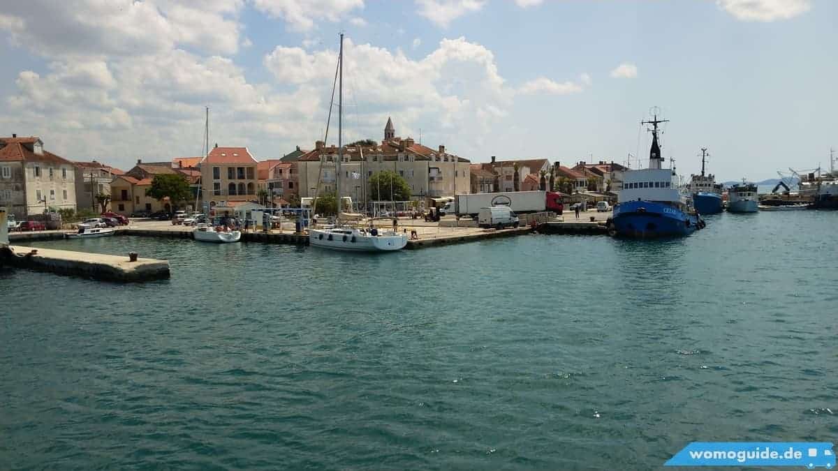 Mountainbike-Ausflug: Biograd-Pašman 3 Pasman Hafen
