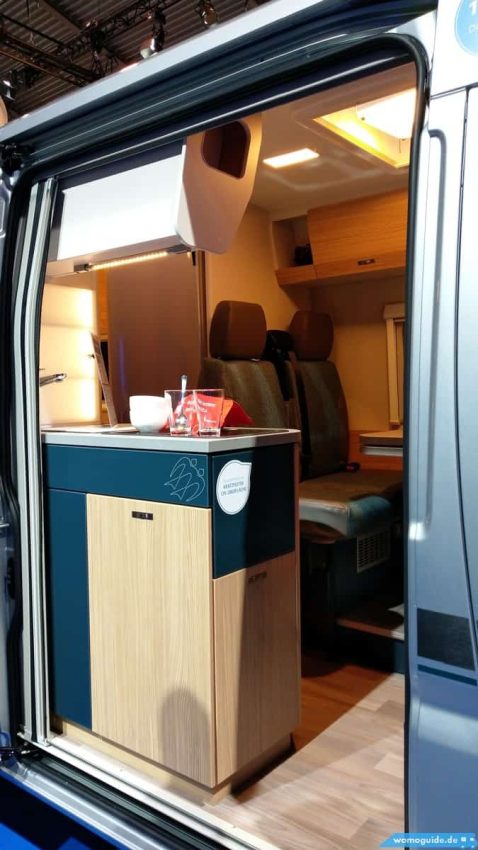 Der Knaus Boxlife: Ein Kastenwagen Für Aktive 8 Knaus Boxlife 630: Küchenschubladen Nach Öffnen Auch Nach Außen