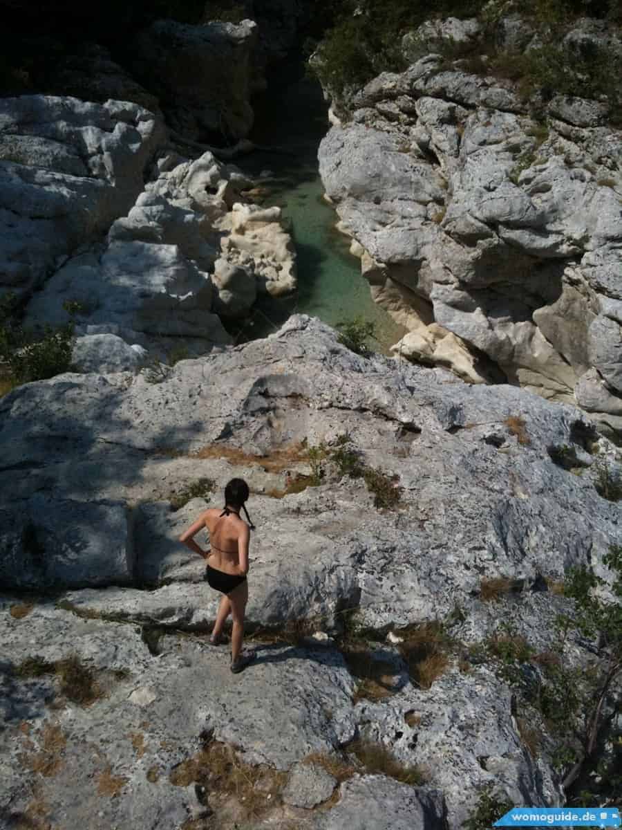 Durch Acheron Wandern, Nur Im Badegewand