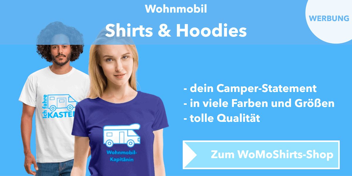 Wohnmobil T-Shirts Werbung