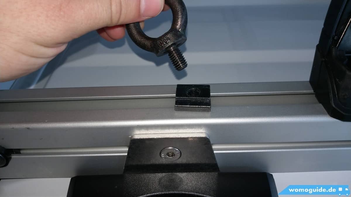 Ein Preiswertes Sonnensegel Für Den Kastenwagen 1 Thule-Ösen