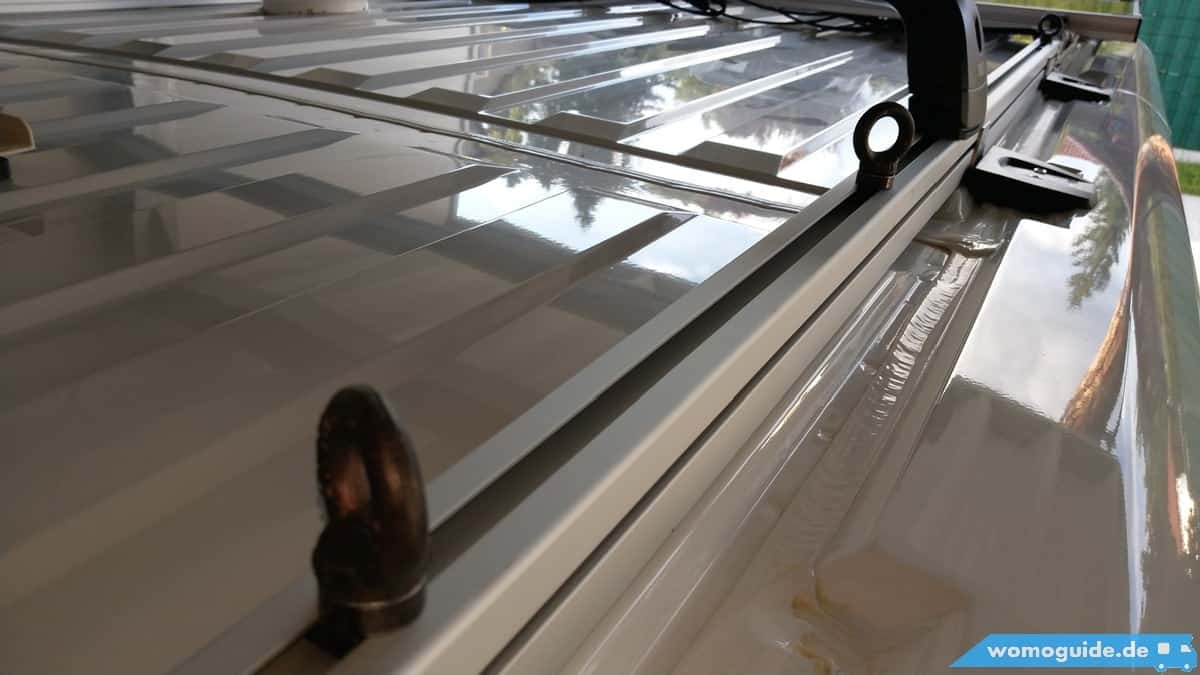 Ein Preiswertes Sonnensegel Für Den Kastenwagen 2 Wohnmobil Dachreling Mit Ösen