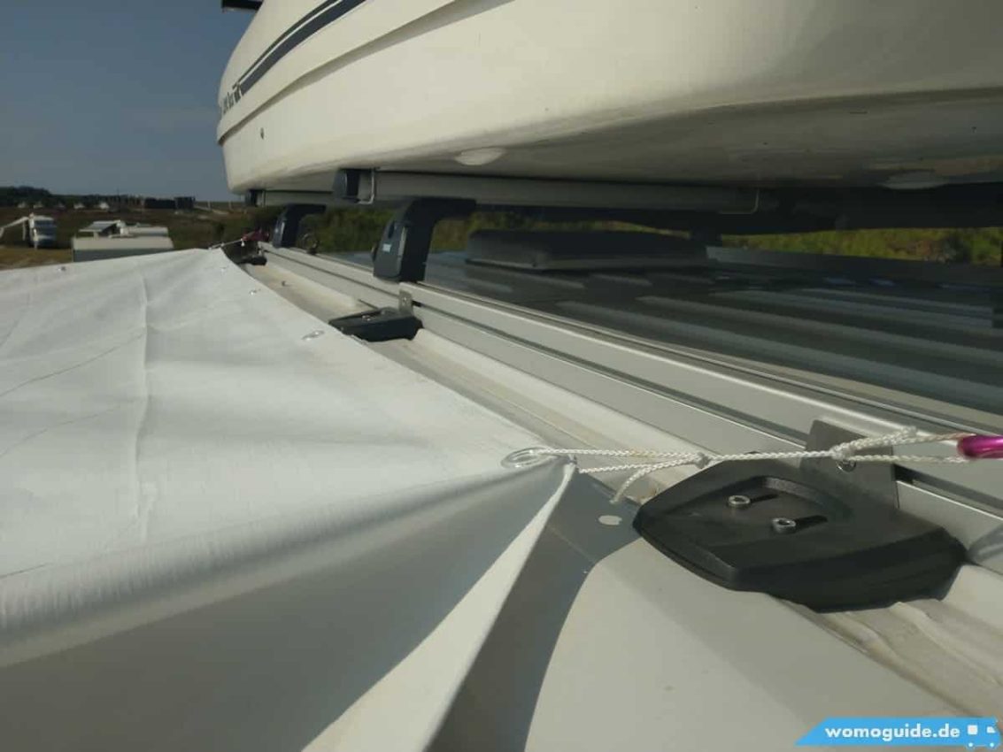 Ein Preiswertes Sonnensegel Für Den Kastenwagen 4 Sonnensegel Am Wohnmobil Befestigen