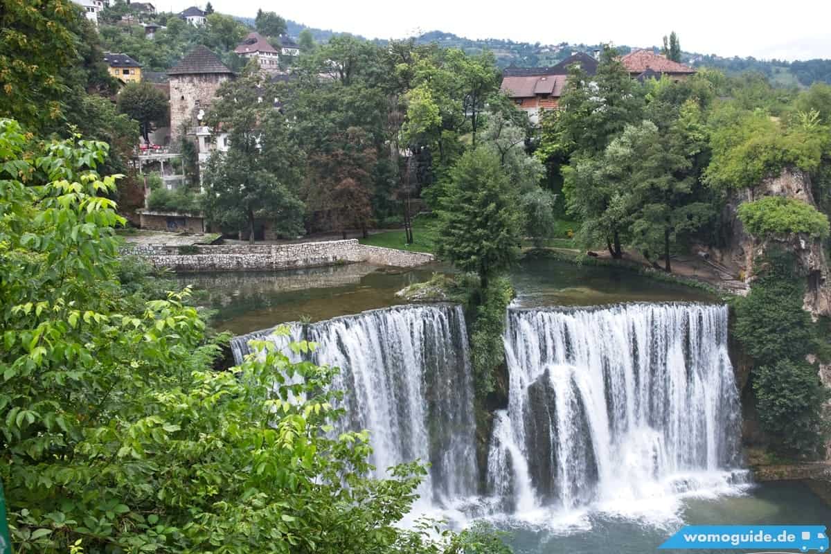 Jajce Wasserfall