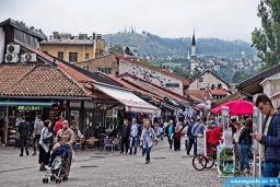 Im Zentrum Sarajewos
