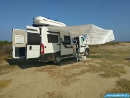 Sonnensegel Und Weitere Schattenspender Fürs Wohnmobil 16 Kastenwagen Mit Sonnensegel