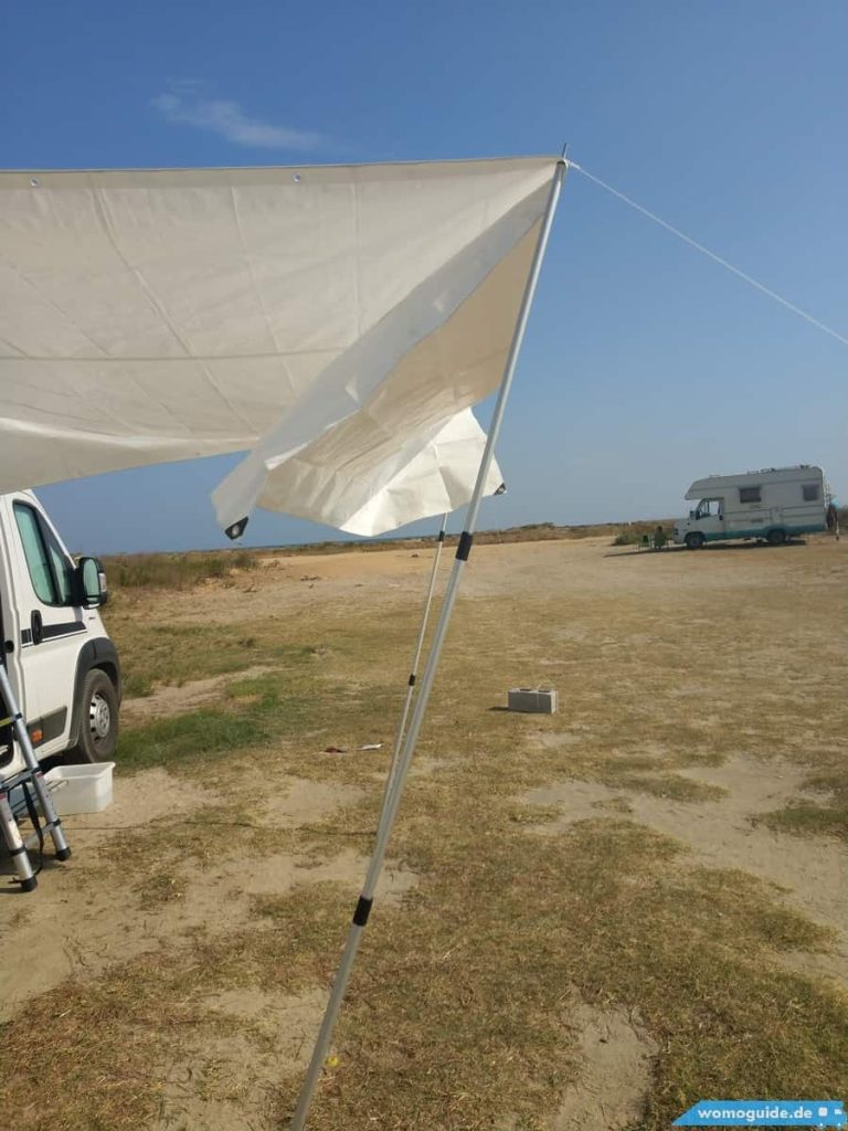 Ein Preiswertes Sonnensegel Für Den Kastenwagen 6 Teleskopstange Für Sonnensegel Nutzen