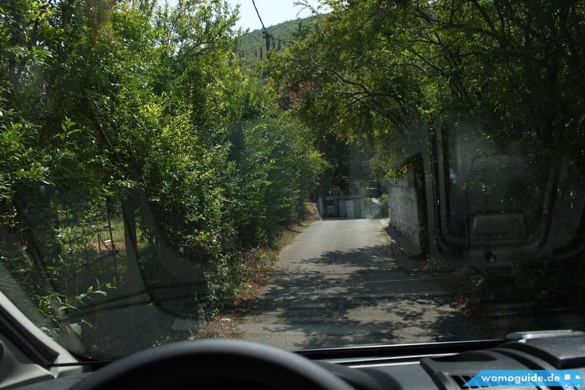 Einfahrt Campingplatz