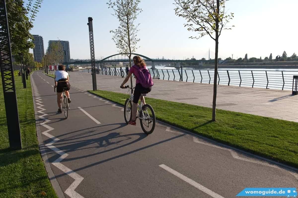 Belgrad Mit Dem Wohnmobil 15 Belgrade Waterfront: Radweg