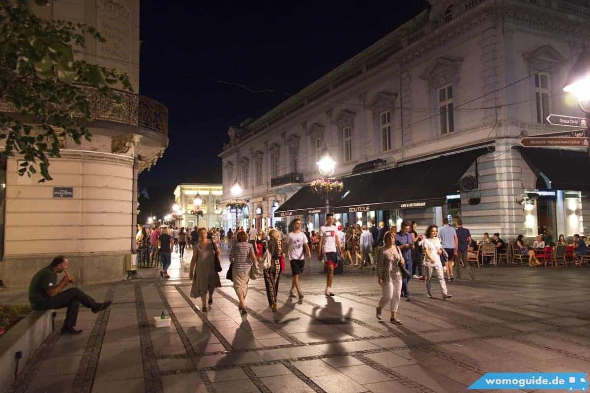 Belgrad Mit Dem Wohnmobil 42 Belgrad Stari Grad Am Abend