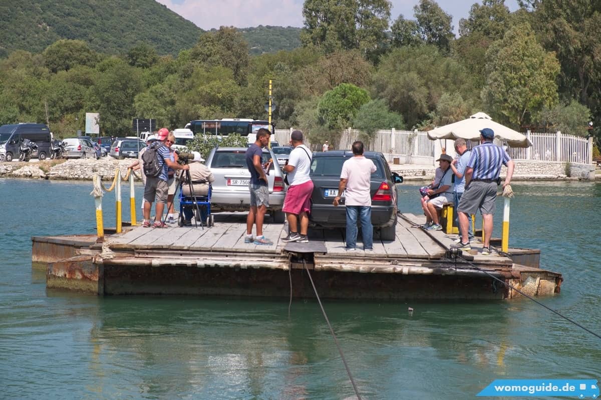 Südalbanien Mit Dem Wohnmobil: Sarande Und Butrint 10 Die SeilfÄHre Von Butrint