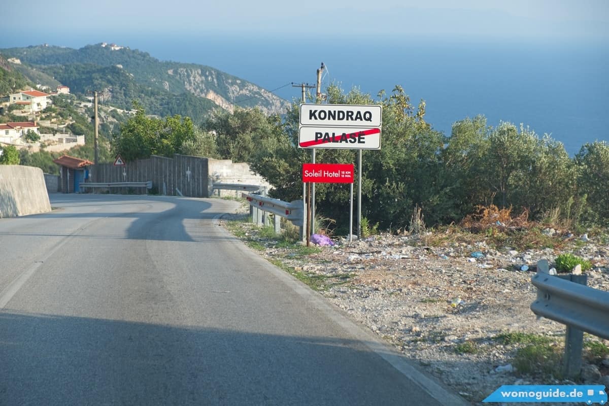 Mit Dem Wohnmobil Von Vlorë Über Den Llogara-Pass 9 Livadhi Beach (HimarË)