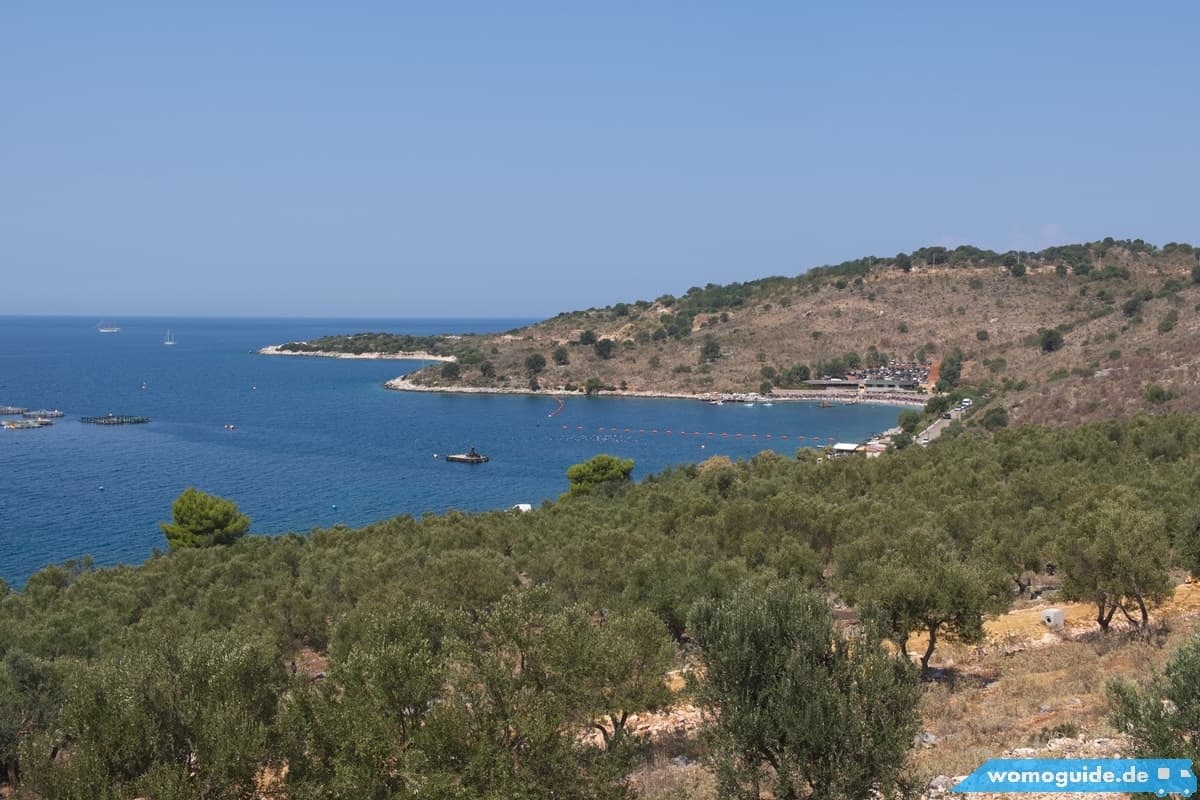 Südalbanien Mit Dem Wohnmobil: Sarande Und Butrint 7 Strand Bei Butrint