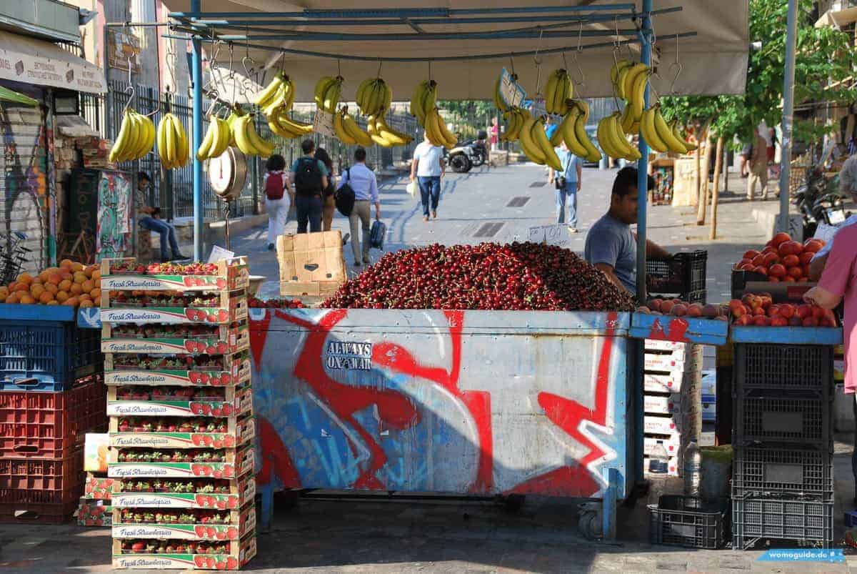 In Athen Mit Dem Wohnmobil: In Der Stadt, Markt