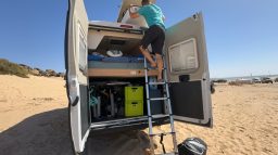 Leiter Am Wohnmobil