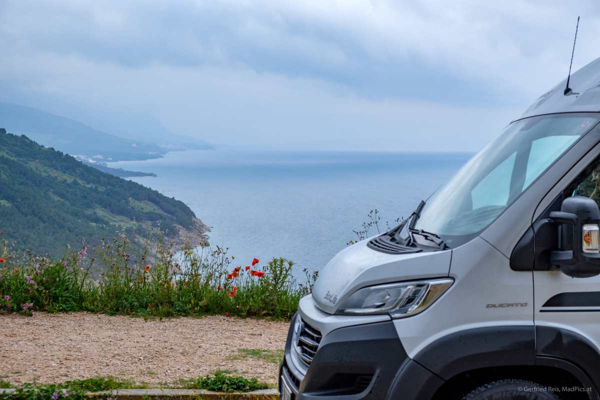 Jadranska Magistrala Im Regen