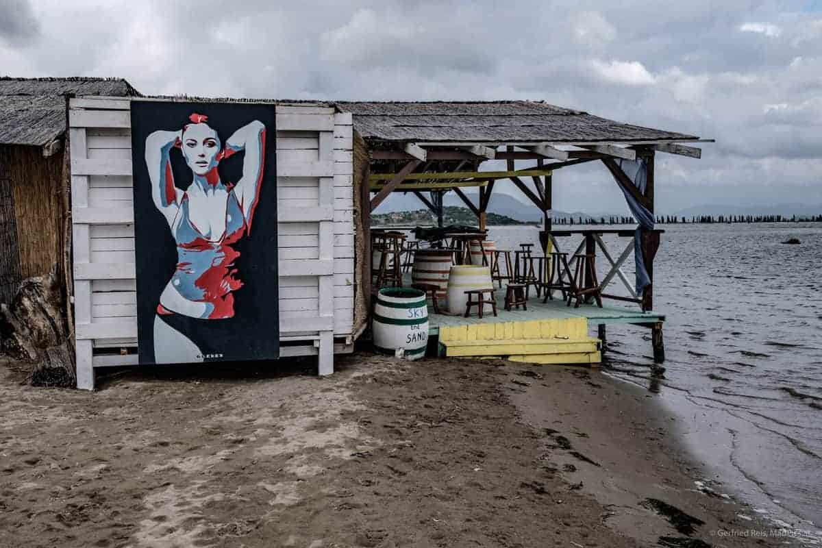 Kitestation Im Neretva-Delta