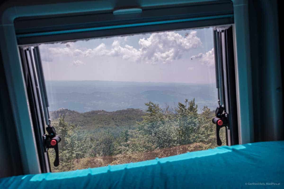 Ausblick Von Sinj Vrh Nach S&Uuml;Den Aus Dem Wohnmobil