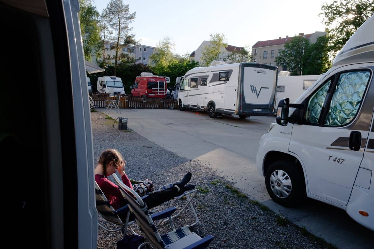 Berlin Mit Dem Wohnmobil 5 Am Stellplatz Wohnmobil-Oase-Berlin