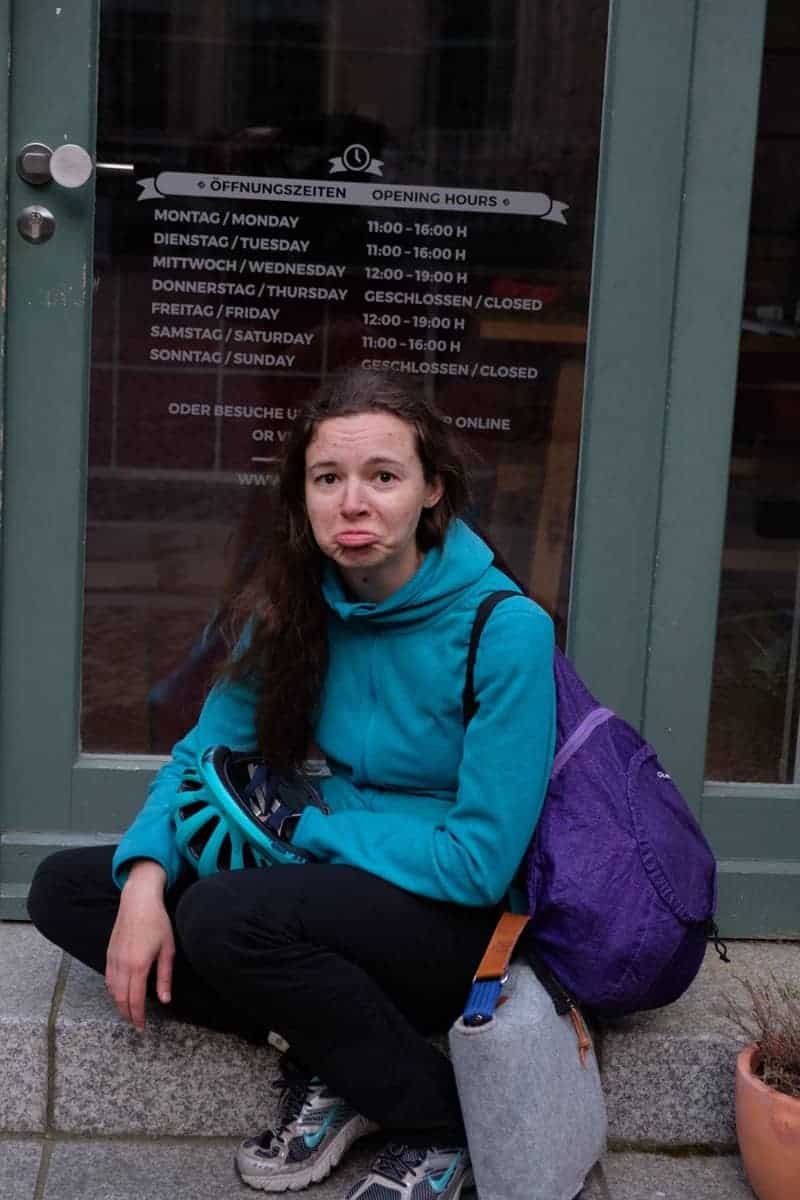 Berlin Mit Dem Wohnmobil 136 Geschlossener Strickshop In Berlin