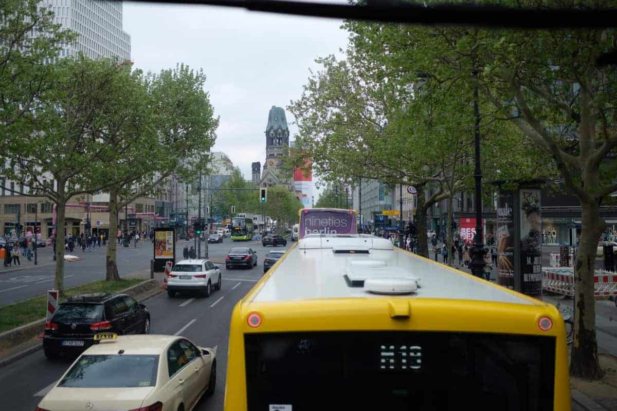 Berlin Mit Dem Wohnmobil 151 Busfahrt Am KurfÜRstendamm