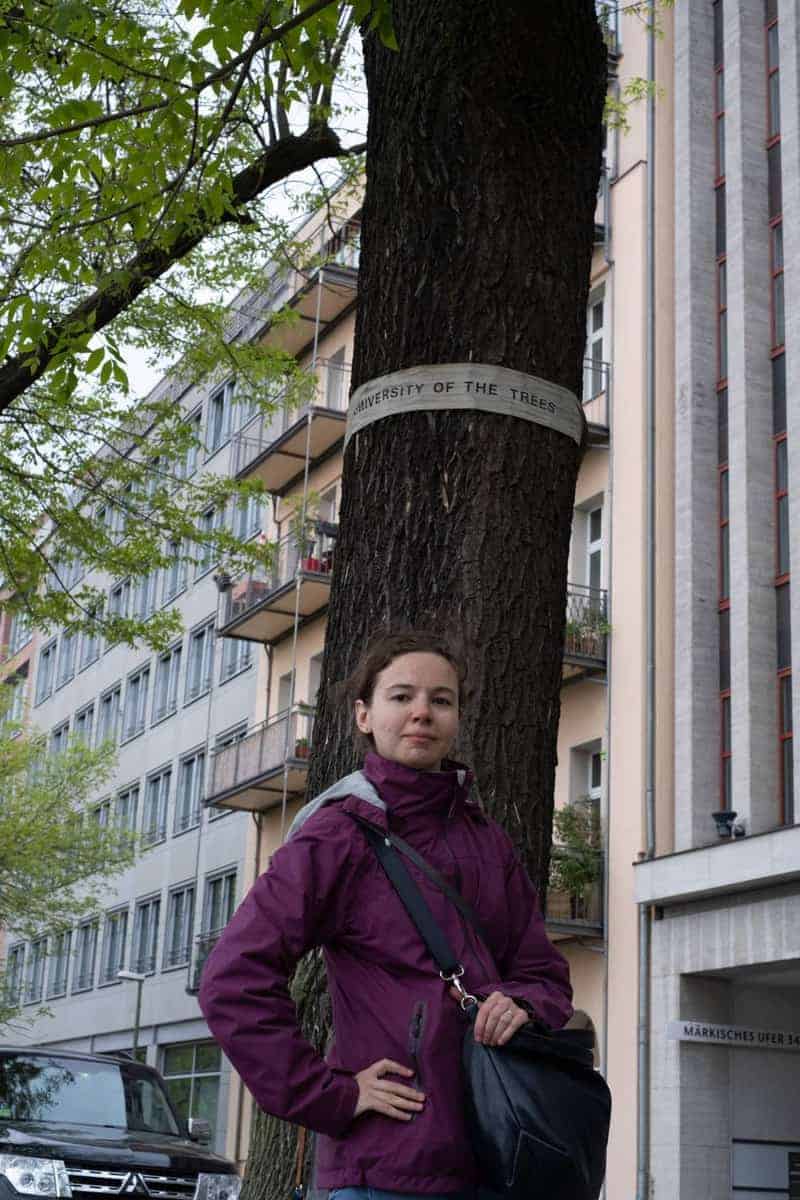 Berlin Mit Dem Wohnmobil 158 Beschrifteter Baum