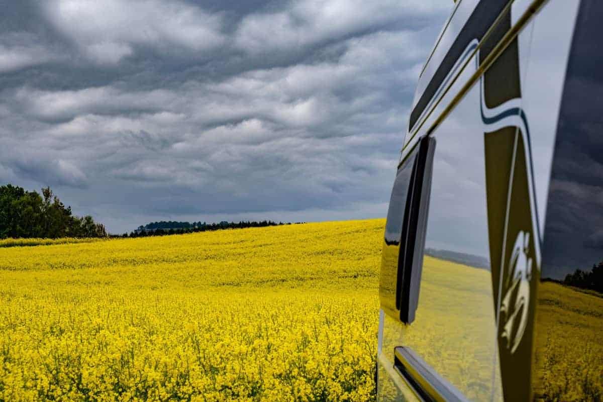 Unser Wohnmobil Am Weg In Die S&Auml;Chsische Schweiz