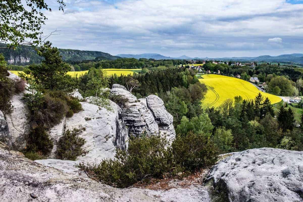 Gesteinsformationen In Der S&Auml;Chsischen Schweiz