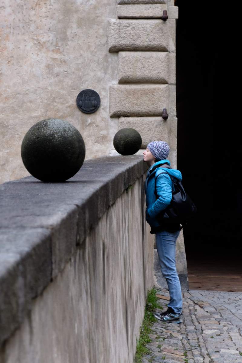 Olya Im Schloss Cesky Krumlov