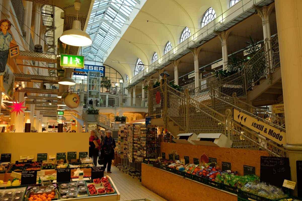 Dresden Mit Dem Wohnmobil 28 Markthalle Dresden - Innen