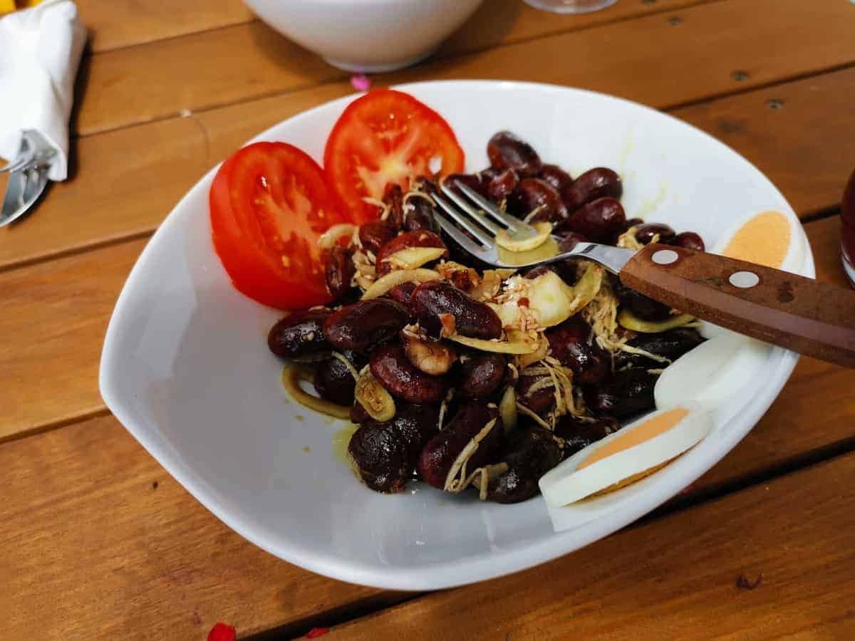 Käferbohnensalat Mit Kürbiskernöl