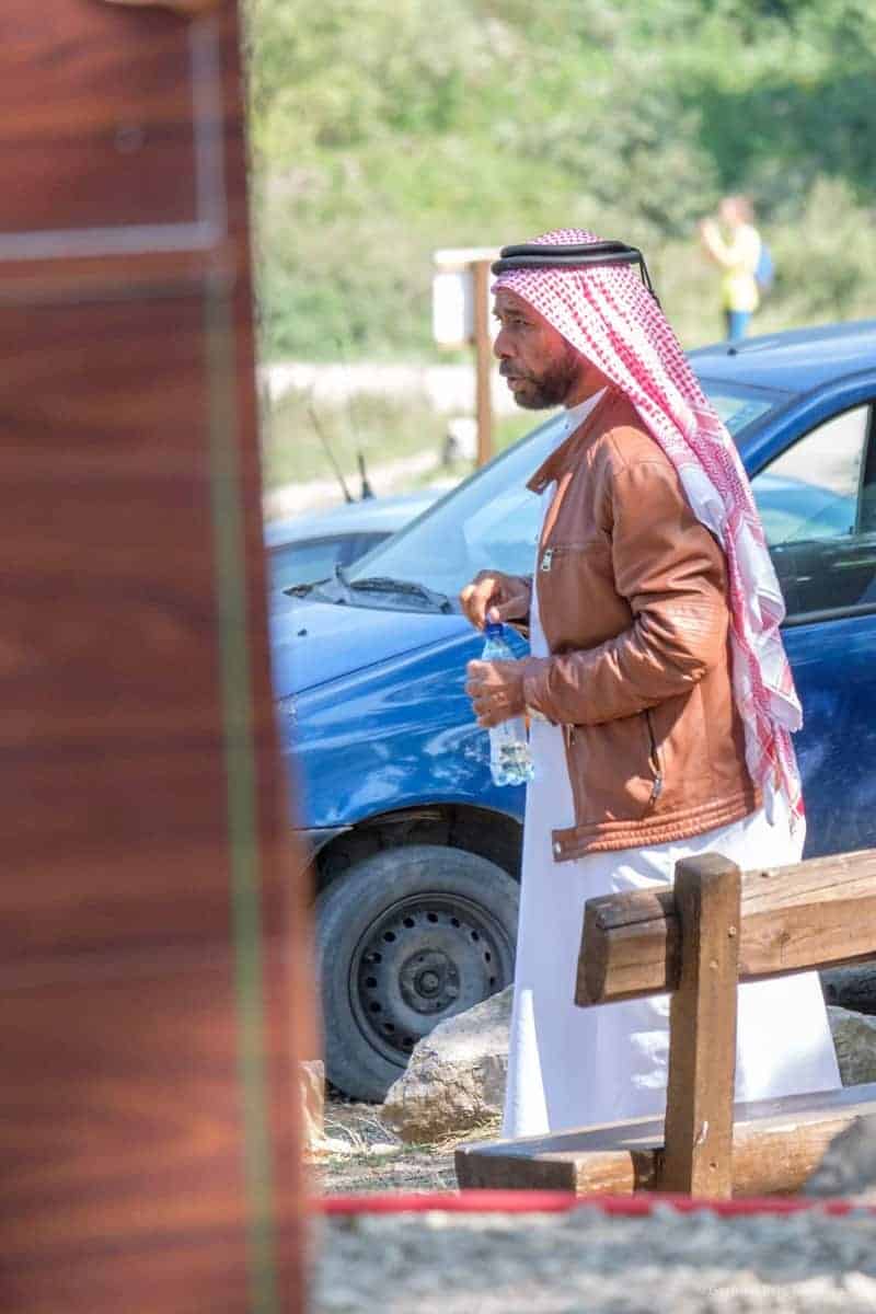 Arabischer Besucher Im Una-Nationalpark