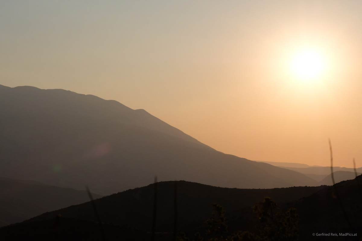 Abend In Vasjar, Albanien