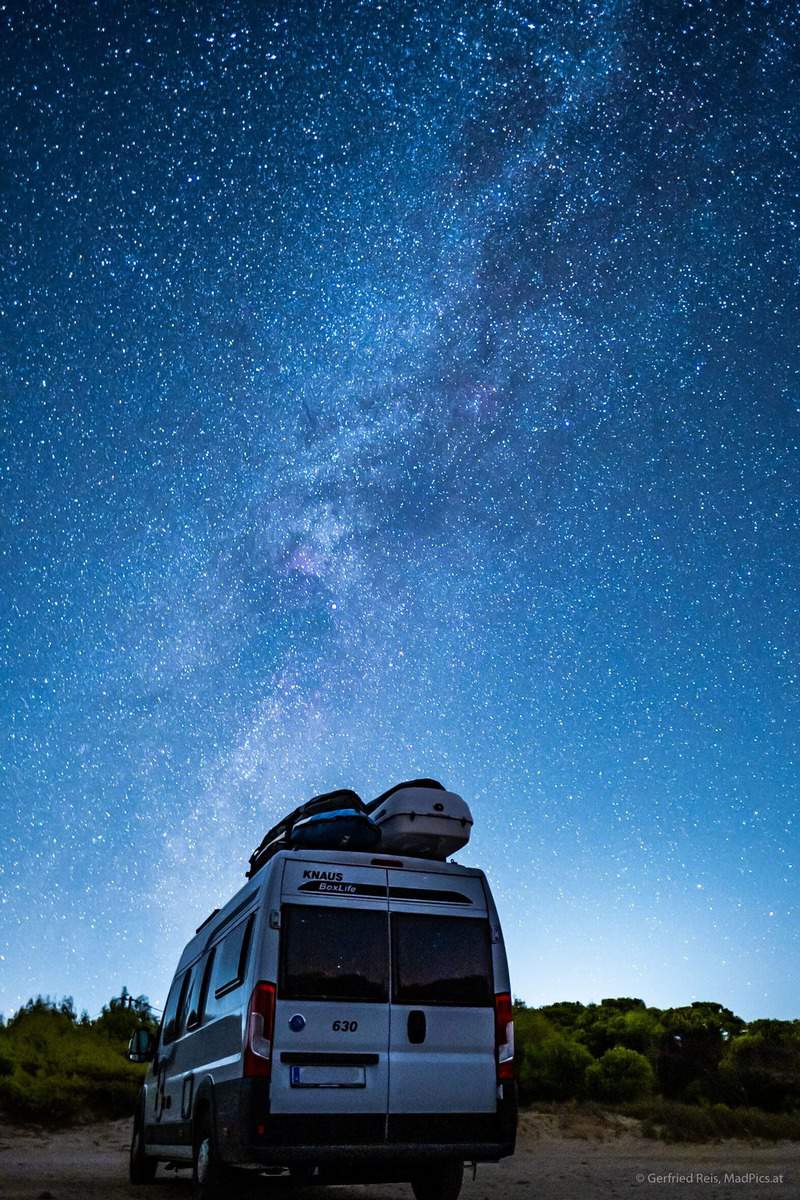 Camper Unter Einem Sternenhimmel
