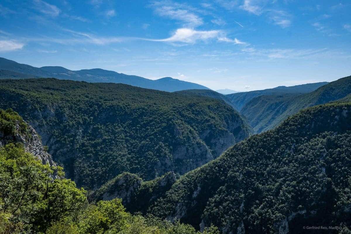 Panorama Auf Krka-Canyon