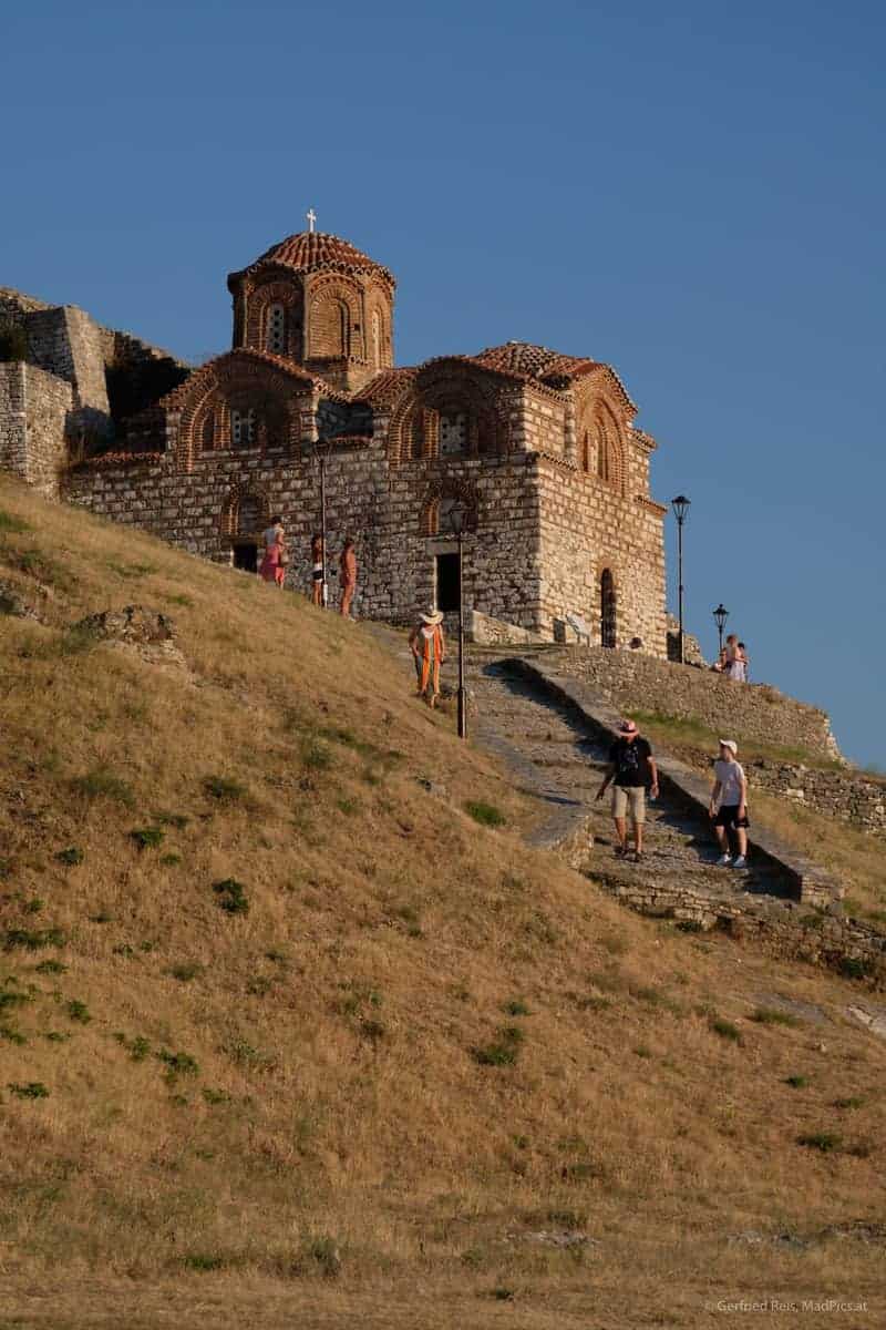 Kirche In Der Festung Von Berat