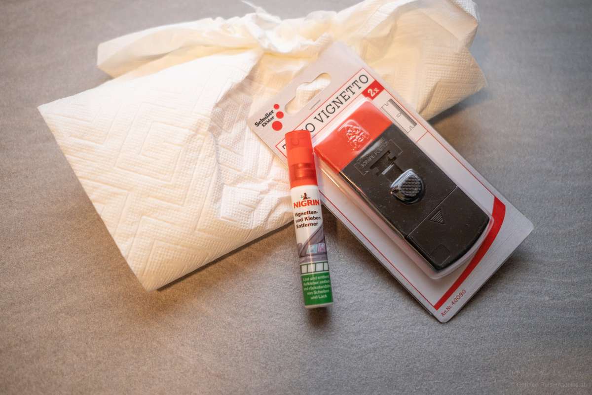 Kleber-Entferner, Scheibenkratzer