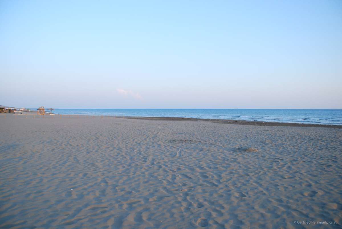 Velika Plaza Bei Ulcinj In Montenegro