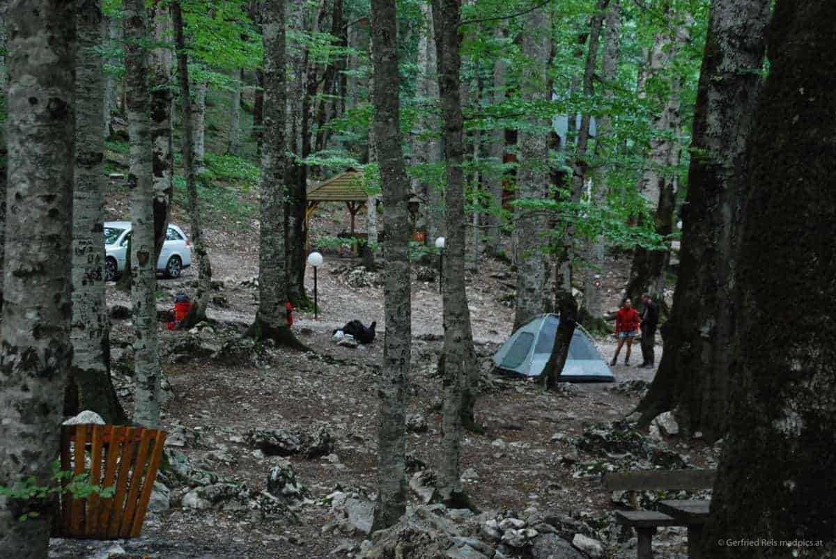 Zelten Am Biogradsko Jezero