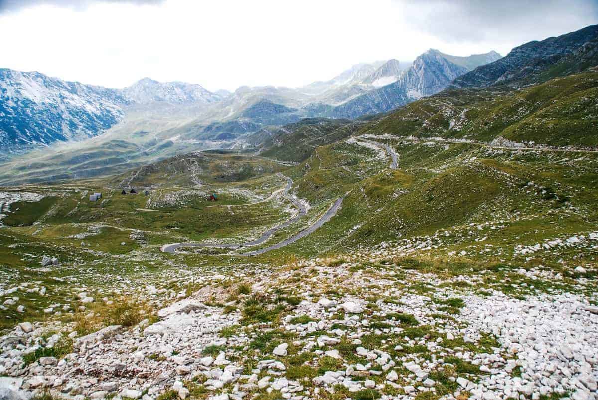 Sedlo-Pass Panorama Blick