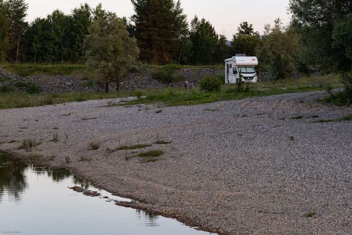 Inoffizieller Wohnmobil-Stellplatz