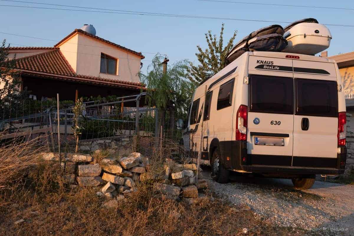 Unser Stellplatz In Vasjar